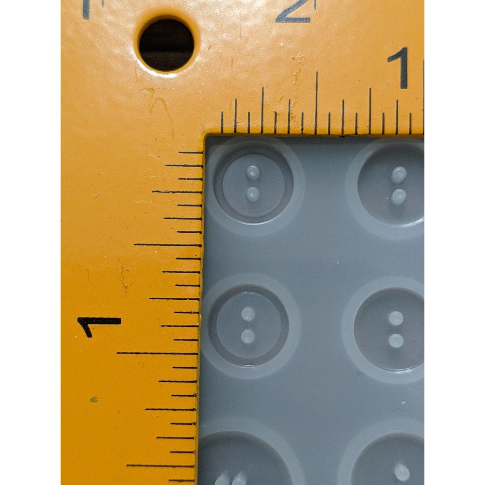 Silicone Button Mold / UV Resin Button Mold 11 cavities DIY CRAFT Crafting - Picture 3 of 3